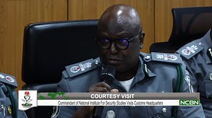 Commandant of National Institute For Security Studies Visits Customs Headquarters | Nigeria Customs Service