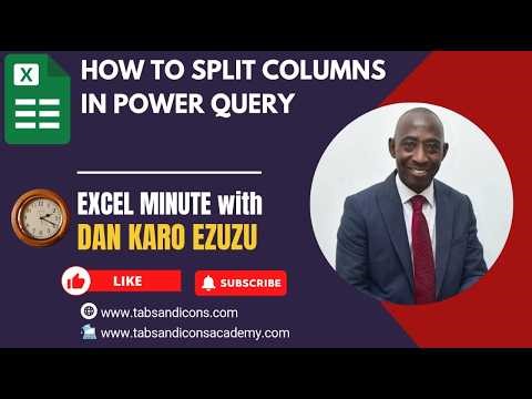 SPLIT COLUMN IN POWER QUERY (SERIES 1)