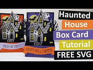 DIY Cricut Halloween Box Card Tutorial