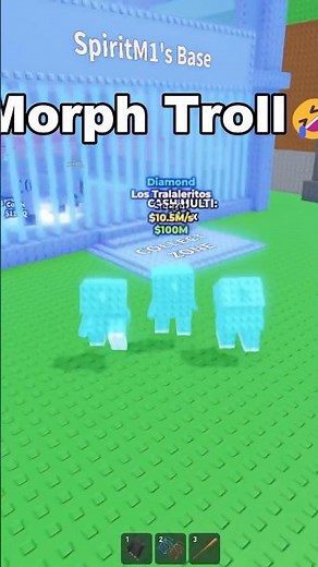 THE NEW MORPH TROLL METHOD IN Roblox Steal A BRAINROT🤣! (No script):