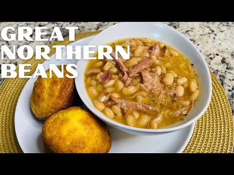 How to Make Great Northern Beans | Southern Great Northern Beans | Great Northern Beans Recipe