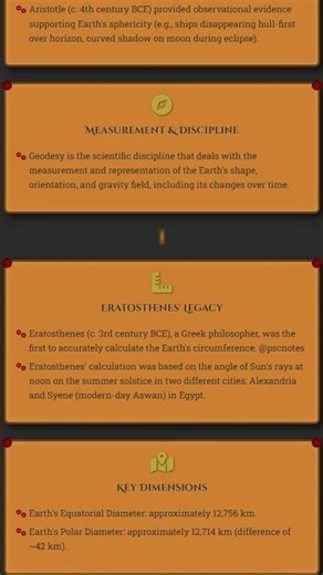 Shape, Size, and Dimensions of the Earth