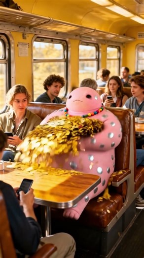 揉肚子真舒服呀！ alien: Rubbing your stomach feels really comfortable！#alien #funny #animals