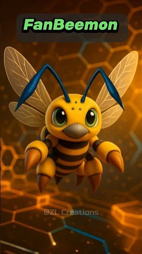 From Cute to Deadly! FanBeemon’s Evolution 🔥🐝