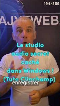 Le studio audio secret caché dans Windows ! (Tuto Clipchamp) 🎙️💻 (194/365)