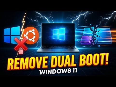 How to Remove Ubuntu(Linux) From Dual Boot In Windows 11/10 #windows11 #removeubuntu