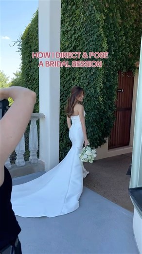 How I Effortlessly Pose Brides! #BridalPortrait #WeddingPhotography #bridalphotography #bts