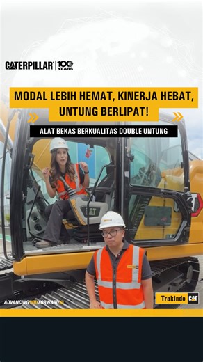 PT Trakindo Utama on Instagram: "Takut beli alat berat bekas cepat rusak? Khawatir biaya servis membengkak dan riwayat perbaikan tidak jelas? Tenang, ada Promo Double Untung Excavator Bekas Berkualitas! Engine & pump diganti baru, performa maksimal seperti unit baru. Modal lebih hemat, kerja makin hebat, untung berlipat! 📩 DM Trakindo sekarang untuk informasi lebih lanjut #TrakindoUtama #AdvancingYouForward"