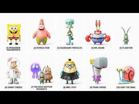 Every SpongeBob Squarepants Characters Explained In 10 Minutes