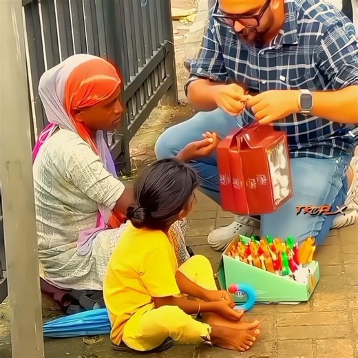 Boy Selling on Road… Then a Stranger Changed His Day ❤️