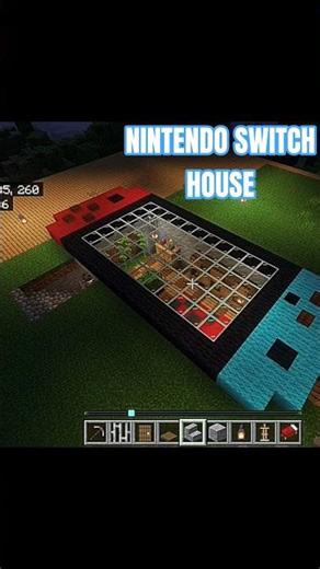 NINTENDO SWITCH HOUSE 🏠 #shorts #gaming
