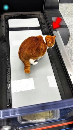 How This Overweight Cat Is Losing Weight! 😳🐱💦 #Shorts #facts