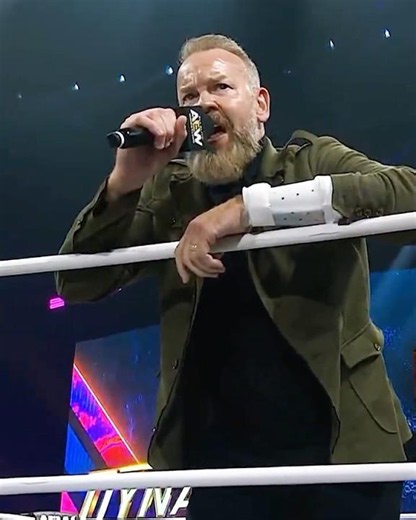 if you give christian cage a microphone... 🎤