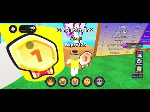 Game play of math tower race roblox