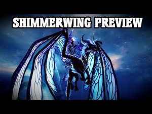 GW2 - Shimmerwing Skin Preview - Skyscale Mount | JessTheStardustCharr
