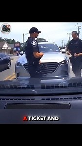 Entitled Driver Gets Funny Karma - Watch Until End 🤣 #dashcam #karma #policia #car #road #america #usa #driver #foryou | Dash Crash Cam