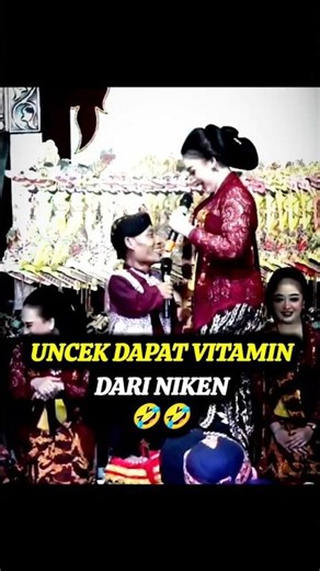 UNCEK GETS SOME VITAMIN FROM NIKEN || #nikensalindry #fyp #sinden #shadowpuppets #campursari
