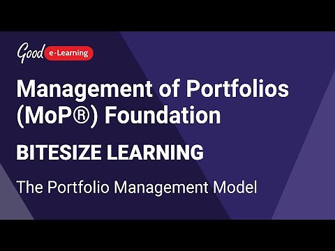 Management of Portfolios (MoP®) Bitesize Learning: The Portfolio Management Model | Good e-Learning