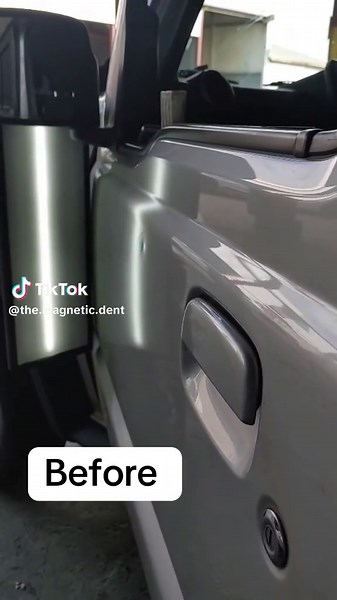 #the magnetic dent removal #That magical touch