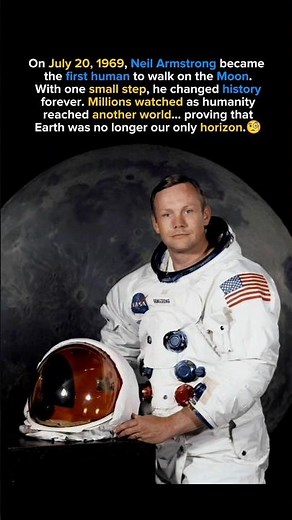The First Man On The Moon 🌕