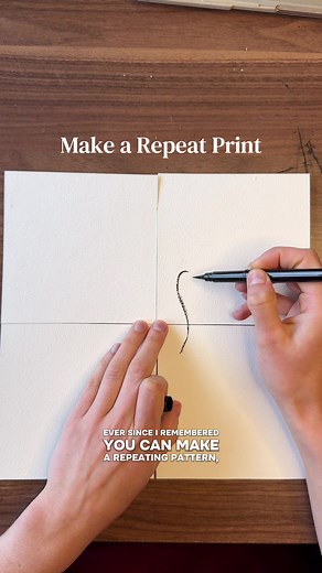 How to Make a Repeat Print for Fashion Illustration