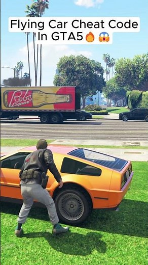 Flying Car Cheat Code In GTA5🔥😱