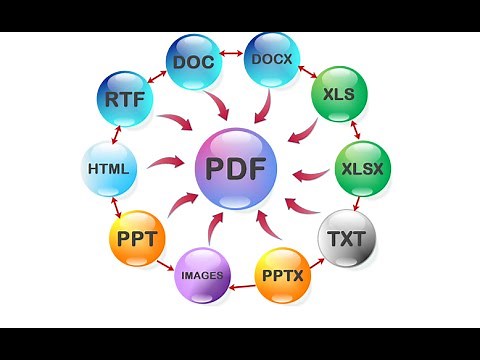 How to convert all types of documents to PDF