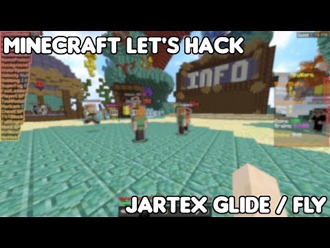 Jartex Glide / Fly | Minecraft Let's Hack | Free Minecraft Hack Client