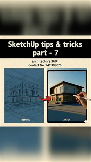 SKETCHUP TIPS & TRICKS PART-7 | Speed Up Your SketchUp Workflow : Create Windows in Seconds !