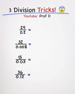 Fast Tricks: Division Tricks that you need to know! | Prof D