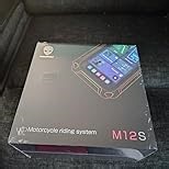 AlienRider M12S Motorcycle 77G Millimeter Wave Radar Blind Spot Warning,Dash cam Front and Rear,Wireless CarPlay/Android Auto,Wired Remote,Night Vision,TPMS,G-Sensor,1080P(Host+Tpms+Cameras+Radar)