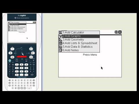 Lesson: Find the intersection of two graphs with a TI-Nspire