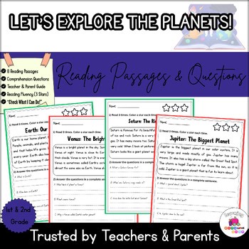Solar System Reading Passages & Comprehension Questions | Planets Reading