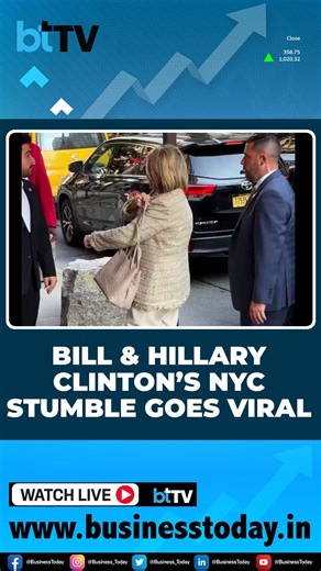 Bill Clinton Stumbles In NYC: Viral Video Raises Health Concerns #BillClinton #HillaryClinton #NYC #ViralVideo #HealthConcern #ClintonNews #BookEvent #NYCNews #TrendingNow #USPolitics #CelebrityNews #ViralMoment #PublicAppearance | Business Today