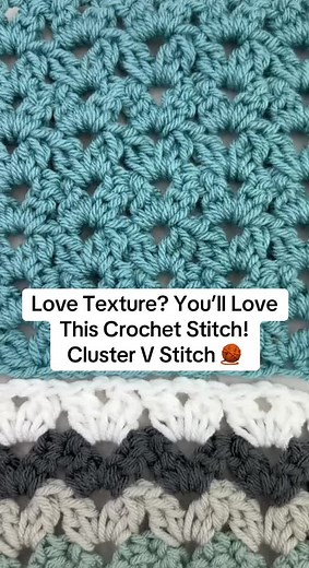 Learn the Cluster V Stitch for Beautiful Crochet Projects