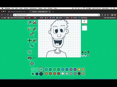 Draw and Animate a Blinking Character with FlipAnim