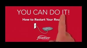Learn how to restart your wireless router with this video to troubleshoot many common connection problems. | Frontier Internet