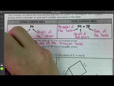 Surface Area of Triangular Prisms ADV