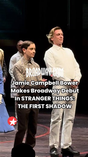 Broadway.com on Instagram: "Jamie Campbell Bower of TV’s “Stranger Things” made his Broadway debut tonight as adult Henry Creel in STRANGER THINGS: THE FIRST SHADOW during the play’s final scene. Jamie’s guest appearance in the upside down was a surprise for tonight’s Broadway audience members not expecting the series’ own Vecna live on stage in New York City. Welcome to Hawkins, Jamie!! To experience STRANGER THINGS: THE FIRST SHADOW on Broadway, tap over to Broadway.com now for tickets! #jamie