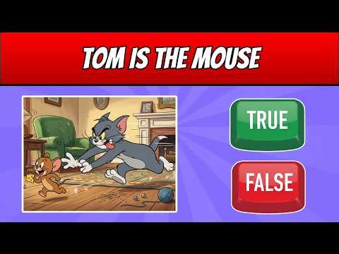The Ultimate 30 Question Cartoon Quiz! 📺 Can You Guess True or False?