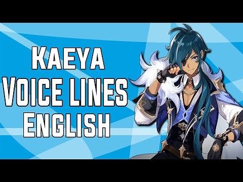 Kaeya - Voice Lines (English) | Genshin Impact