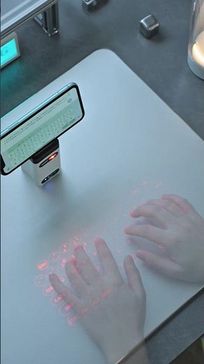 Invisible small keyboard. I carry it with me wherever I go#Show off your keyboard every day