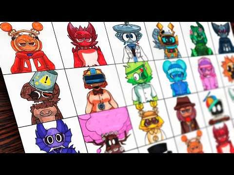 Drawing All Sprunki Misfitmix 2.0 [Incredibox Sprunki]