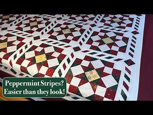 Easy Quilt Blocks | Peppermint Lane Christmas Quilt Tutorial