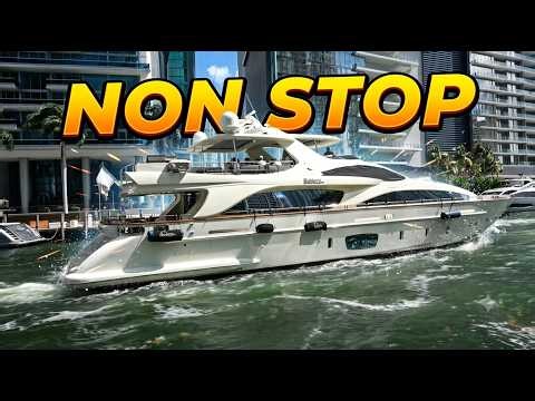 INSANE Miami River Chaos - The Wildest Yacht & Party Boat Parade - PURE WEALTH