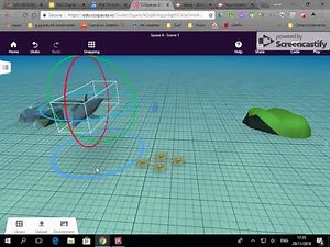 Cospaces (updated version) adding an environment and objects