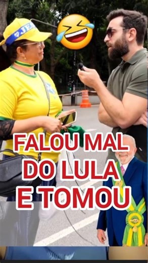 🤣He spoke ill of Lula and got what was coming to him🤣