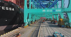 Fully-automated Tianjin Port attracts global vessels with high efficiency