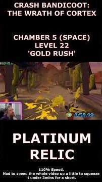 Gold Rush - Platinum Relic - Crash Bandicoot: The Wrath Of Cortex