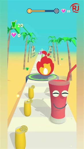 This Game Is Pure Satisfaction 😍 JUICE RUN Gameplay #shorts